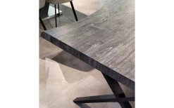 Esstisch Gerda II T, Akazie Grau Nachbildung -Boutique-Restaurantmöbelgeschäft 1001700