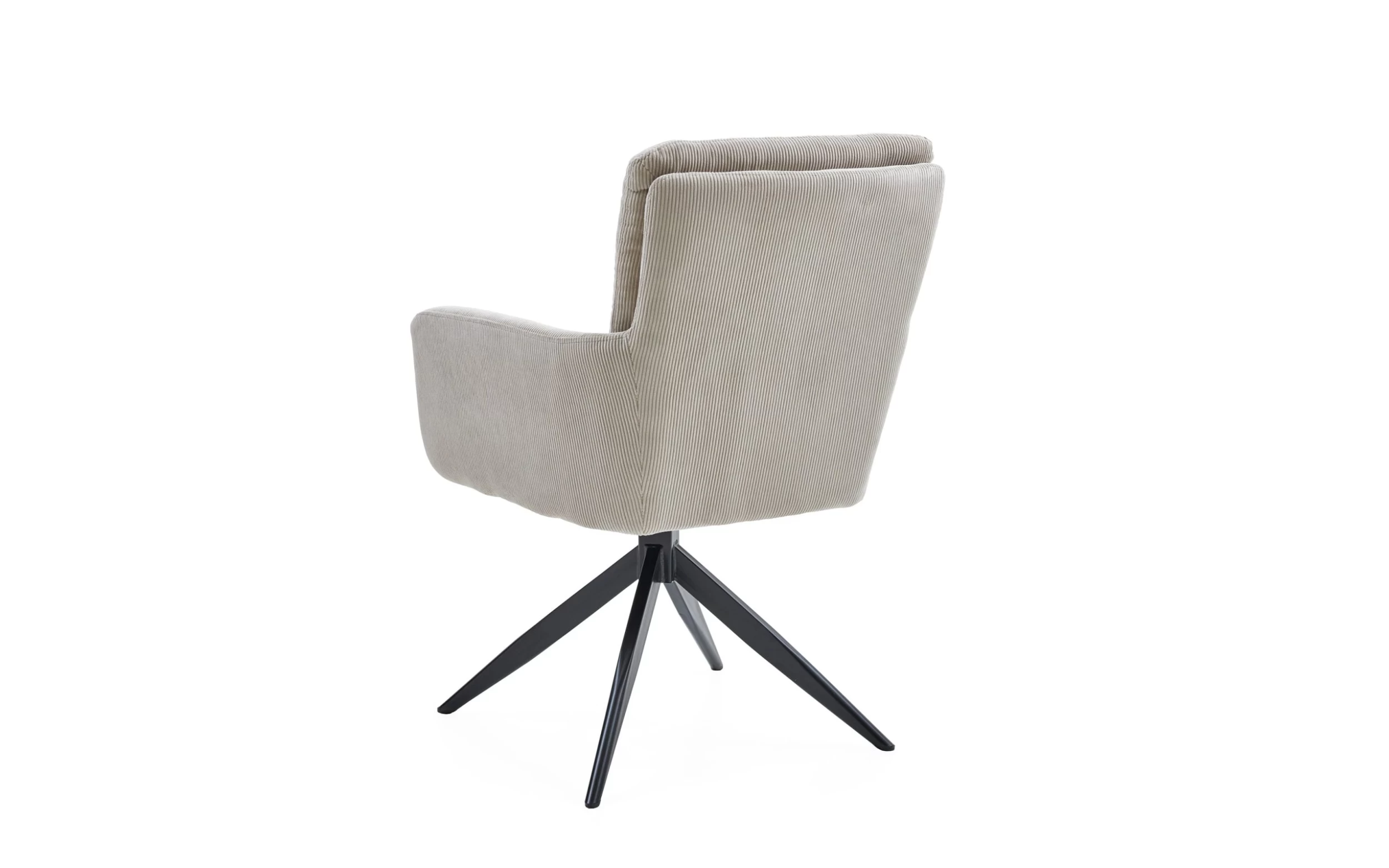 Armlehnenstuhl Lomo, Sandfarbig, 180° Drehbar 2 Armlehnenstuhl Lomo, Sandfarbig, 180° Drehbar – Bild 2