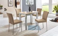 Essgruppe Dash, Taupe, Inkl. Auszugsfunktion