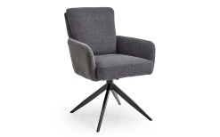 Armlehnenstuhl Rico, Anthrazit/grey