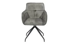 Armlehnenstuhl Vegas, Grau -Boutique-Restaurantmöbelgeschäft 1070130