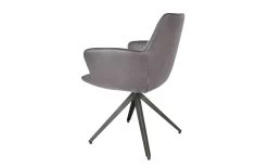 Stuhl Maple, Grau, Inkl. Drehfunktion -Boutique-Restaurantmöbelgeschäft 1079271