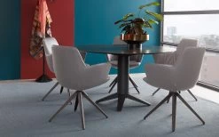 Stuhl Maple, Grau, Inkl. Drehfunktion -Boutique-Restaurantmöbelgeschäft 1079274