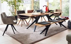 Essgruppe Tamina Aus Charaktereiche Massiv/Eisen Schwarz