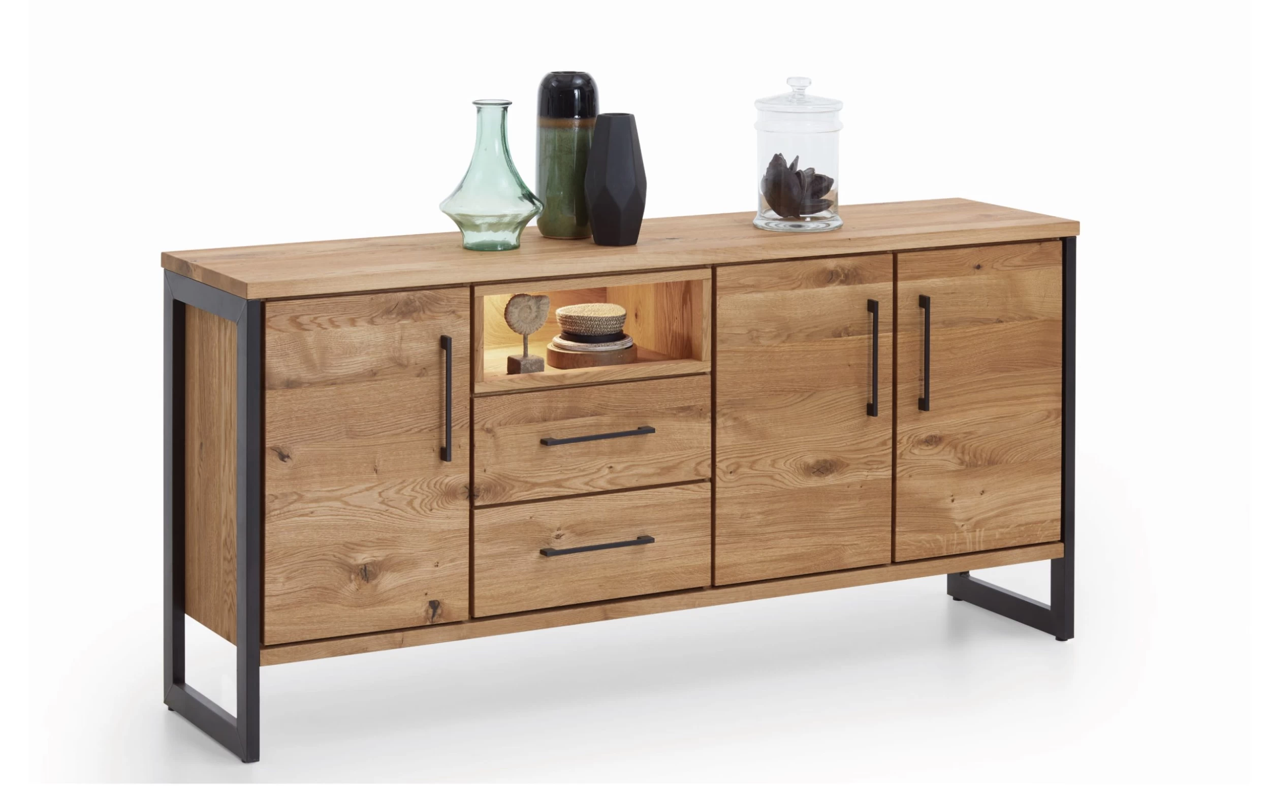 Sideboard Medina Aus Charakter-Eiche Massiv 1 Sideboard Medina Aus Charakter-Eiche Massiv