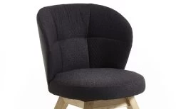 Hartmann Polsterstuhl Romy In Anthrazit / Schwarz -Boutique-Restaurantmöbelgeschäft 345119