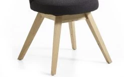 Hartmann Polsterstuhl Romy In Anthrazit / Schwarz -Boutique-Restaurantmöbelgeschäft 345120