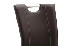 Leder-Schwingstuhl 6861 In Dunkelbraun -Boutique-Restaurantmöbelgeschäft 345424