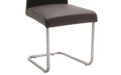 Leder-Schwingstuhl 6861 In Dunkelbraun -Boutique-Restaurantmöbelgeschäft 345425