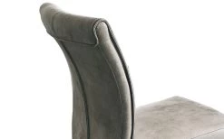 Schwingstuhl 3001 Alexa In Stone, Mit Schwarzem Rundrohrgestell Aus Eisen -Boutique-Restaurantmöbelgeschäft 345739