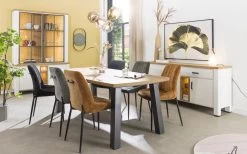 Buffet Arizona In Weiß, Absetzung Railway Brown -Boutique-Restaurantmöbelgeschäft 382264