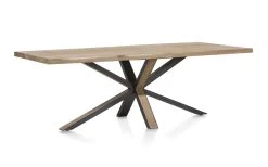 Esstisch Ovada, Eiche Railway Brown Furnier