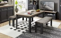 Bank Jasmin In Graphit / Braun, Mit Sitzkissen -Boutique-Restaurantmöbelgeschäft 423313 1