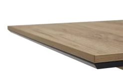 Ausziehtisch Milton In Struktureiche Terra-Nachbildung, Mit Säulengestell -Boutique-Restaurantmöbelgeschäft 424889