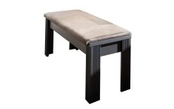 Bank Jasmin In Graphit / Braun, Mit Sitzkissen