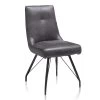 Stuhl Bogard In Offblack, Mit Taschenfeder-Sitzpolsterung