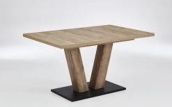 Essgruppe Oscar In Struktureiche Terra-Nachbildung, Mit Ausziehbarer Tischplatte -Boutique-Restaurantmöbelgeschäft 507433