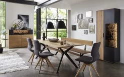 Esstisch WM 2140 In Wildeiche Soft Gebürstet Massiv -Boutique-Restaurantmöbelgeschäft 561613