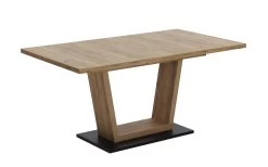 Ausziehtisch 6203 In Struktureiche Terra Nachbildung, Mit Trapezgestell