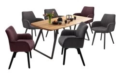 Essgruppe Brentwood / San Juan In Wildeiche Massiv Geölt