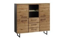 Highboard Malika In Charakter-Eiche Massiv