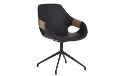 Hartmann Armlehnstuhl Basti In Dunkelblau Mit Metallgestell