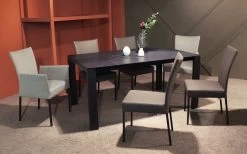 Essgruppe Dirio / Cervo In Keramik Dekton Kylan Naturel