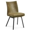 MONDO Stuhl Miteo In Olive, Metallgestell In Schwarz Pulverbeschichtet
