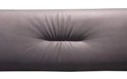 MONDO Bankteil Calimera In Hellgrau, Metallgestell In Schwarz Pulverbeschichtet -Boutique-Restaurantmöbelgeschäft 641297