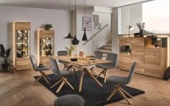 Essgruppe Emilie / ET142 In Eiche Rustico Hell Geölt