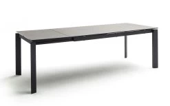 Essgruppe Kitami / Almarez In Keramik Mit Sicherheitsglas In Schwarz Lackiert -Boutique-Restaurantmöbelgeschäft 659006 1