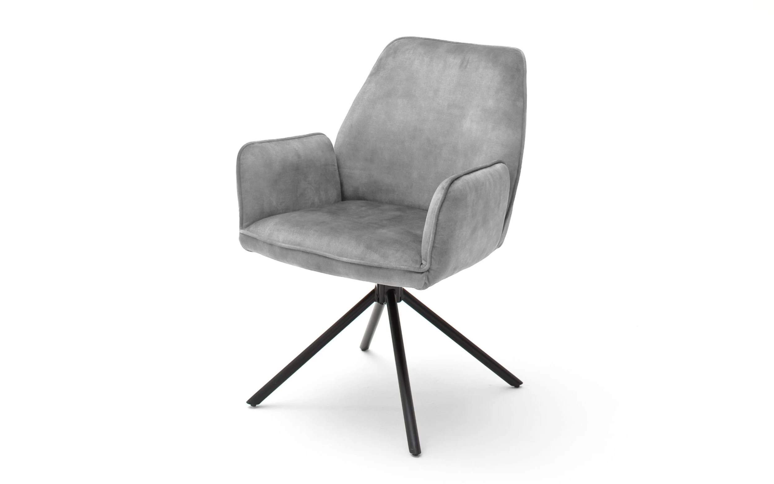 Armlehnenstuhl Ottawa In Grau, 180° Drehbar mit Nivellierung 1 Armlehnenstuhl Ottawa In Grau, 180° Drehbar mit Nivellierung