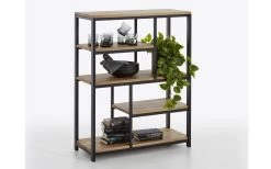 4er Regal Franco In Balkeneiche Natur Massiv