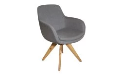 Stuhl Tavia In Grau, 180° Drehbar