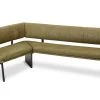 MONDO Eckbank Miteo In Olive, Metallgestell In Schwarz