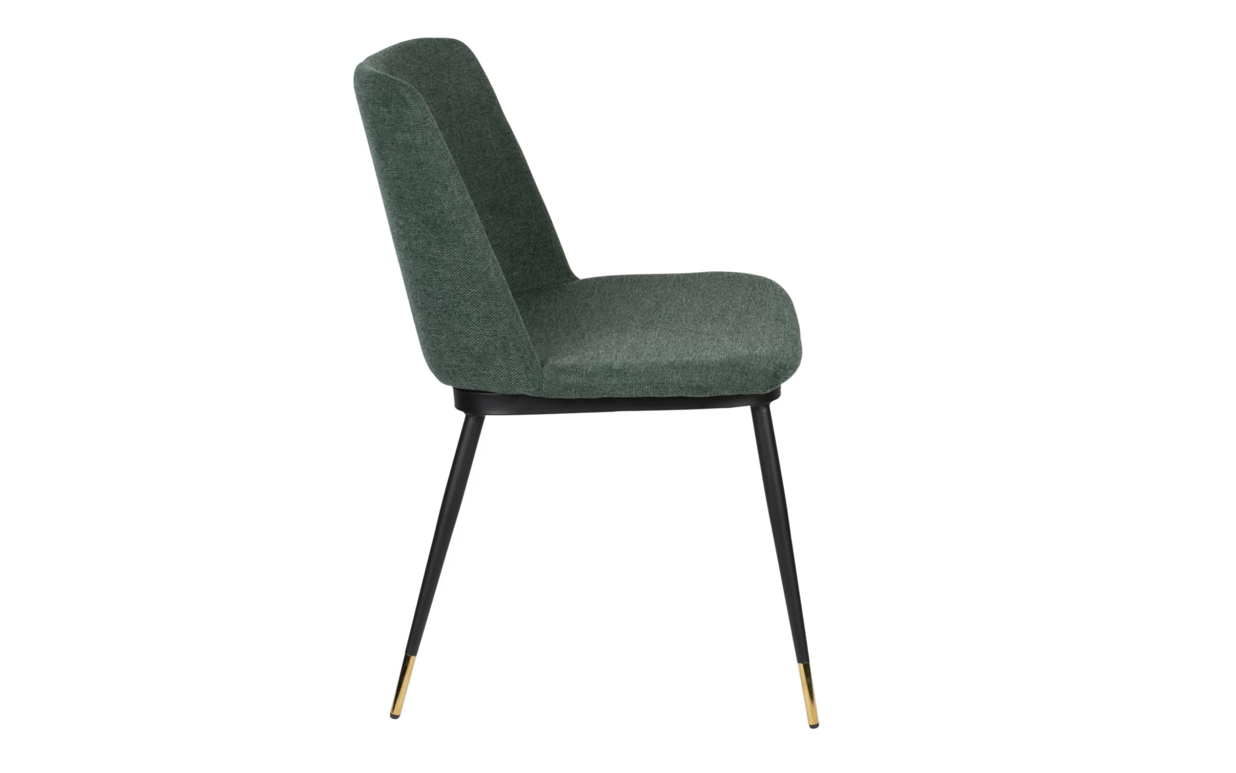 Stuhl Lionel In Dunkelgrün, Mit Stahlgestell 3 Stuhl Lionel In Dunkelgrün, Mit Stahlgestell – Bild 3