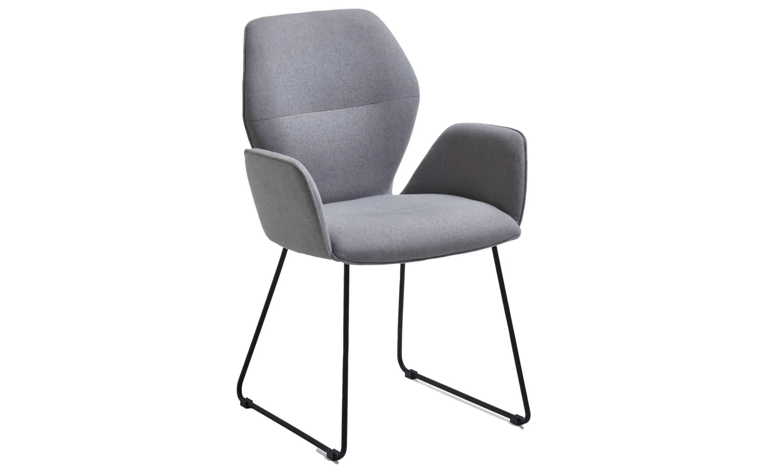 Schalensessel Atiste In Silver, Eisengestell In Schwarz 1 Schalensessel Atiste In Silver, Eisengestell In Schwarz