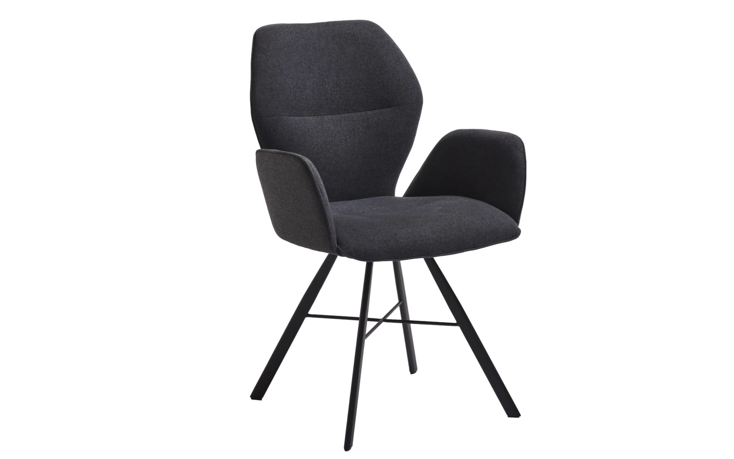 Schalensessel Atiste In Graphite, 180° Drehbar Mit Rückholfunktion. 1 Schalensessel Atiste In Graphite, 180° Drehbar Mit Rückholfunktion.