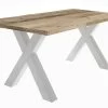 Esstisch Big System In Driftwood Nachbildung, Mit X-Form Gestell