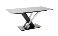 Essgruppe Coal In Anthrazit, Mit Tischplatte Aus Keramik/Sicherheitsglas In Schwarz -Boutique-Restaurantmöbelgeschäft 831875 1