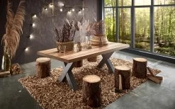 Esstisch Big System Deluxe In Plankeneiche-Nachbildung