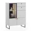 Highboard Lugano In Pastellgrau