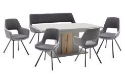 Essgruppe Bayonne/Sevilla In Arktis Grau Lackiert