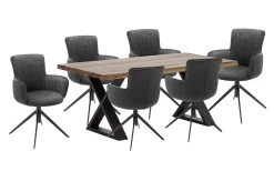 Essgruppe Denia/Palazzo In Wildeiche Bassano Lackiert