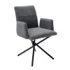 Polsterstuhl Lipa Mit Armlehnen In Anthrazit