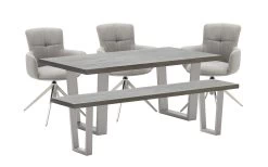 Essgruppe Mecana/Palazzo In Eiche Grau