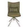 Stuhl Erso In Olive, Gestell Edelstahl Gebürstet