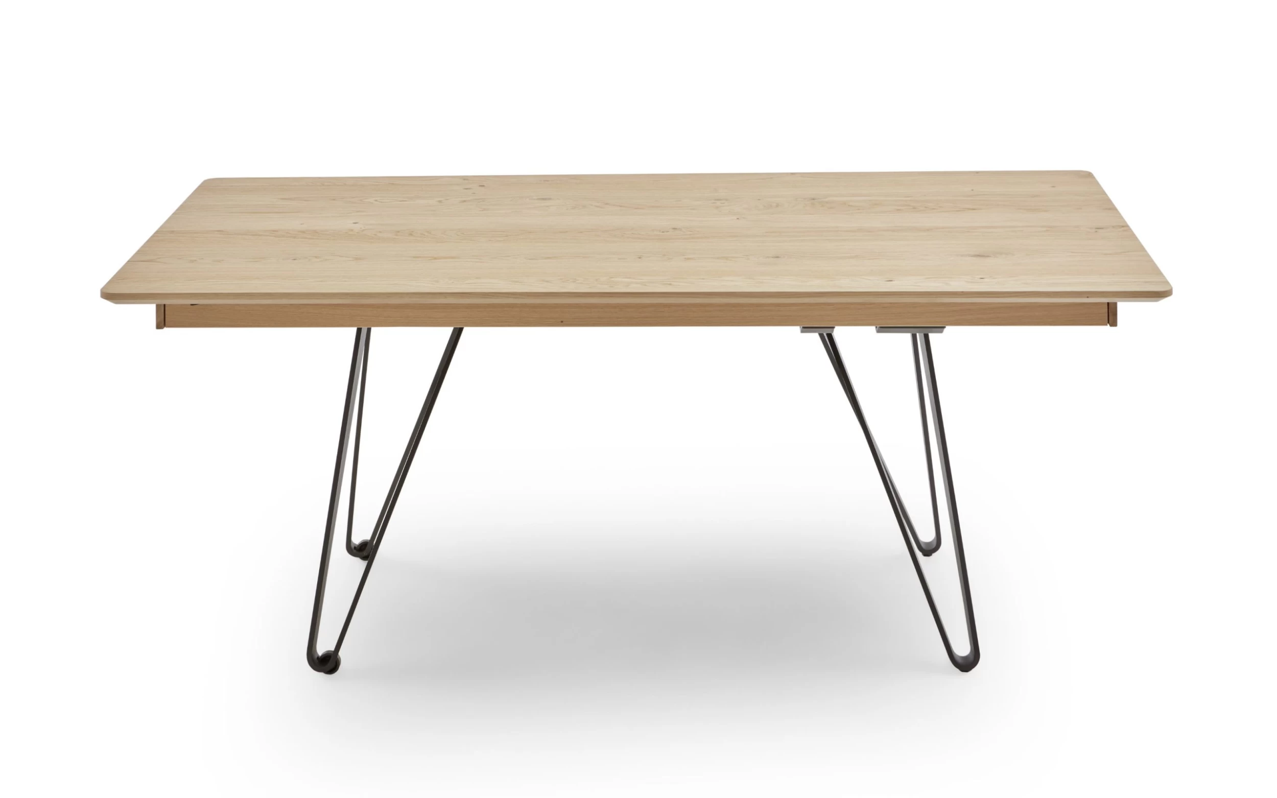 Esstisch RON Aus Wildeiche Hell Soft Gebürstet Geölt 2 Esstisch RON Aus Wildeiche Hell Soft Gebürstet Geölt – Bild 2