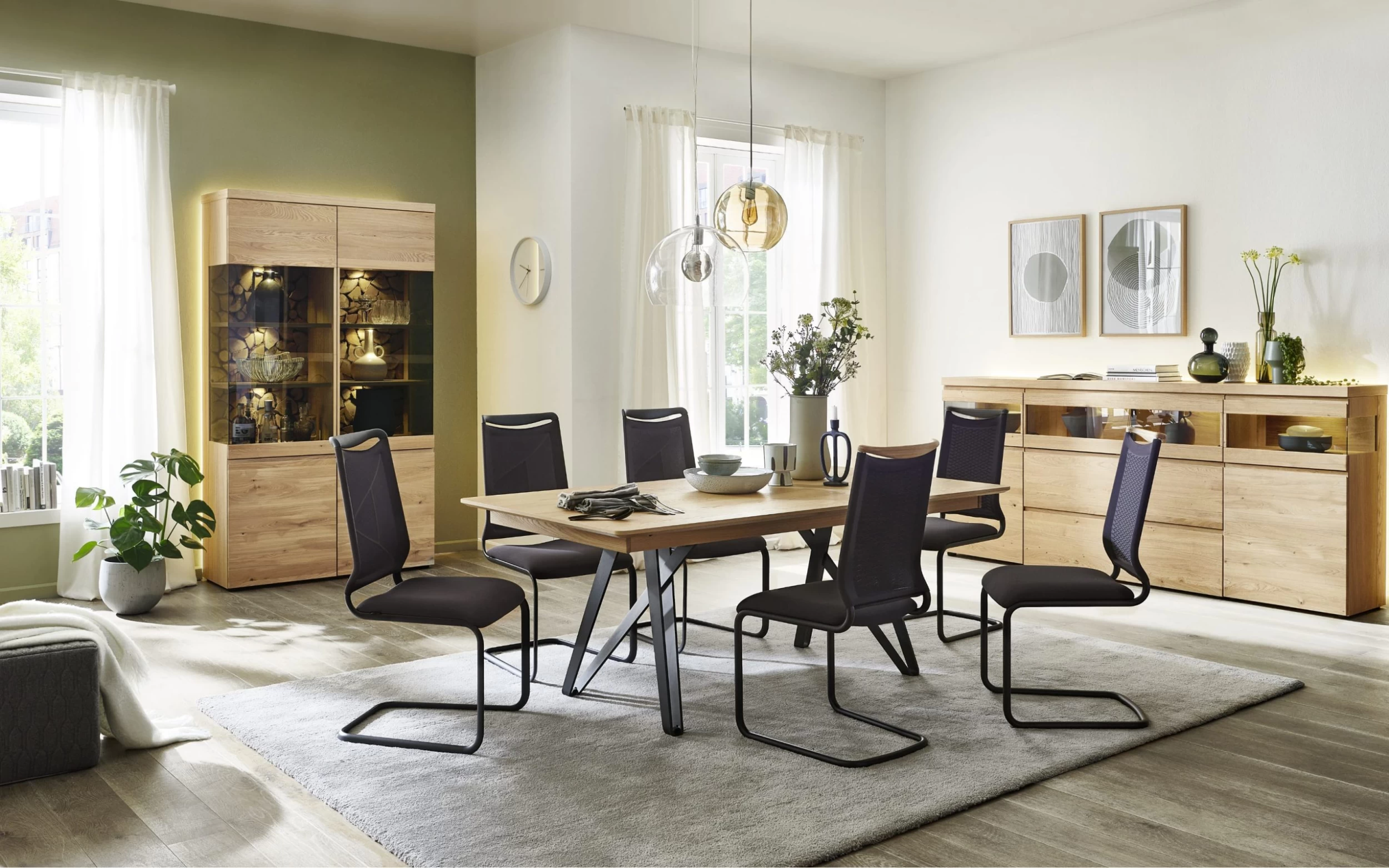 Esstisch RON Aus Wildeiche Hell Soft Gebürstet Geölt 3 Esstisch RON Aus Wildeiche Hell Soft Gebürstet Geölt – Bild 3