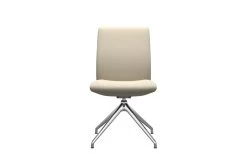 Drehsessel Laurel (L), Leder Batick Creme